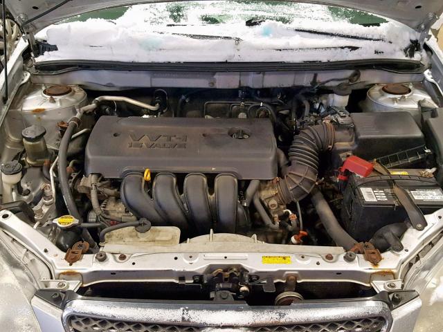 JTDBR32E960087169 - 2006 TOYOTA COROLLA CE SILVER photo 7