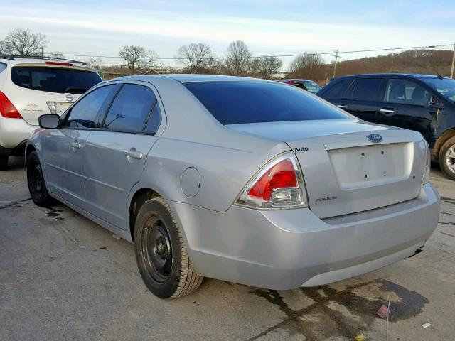 3FAFP06Z06R167534 - 2006 FORD FUSION S SILVER photo 3