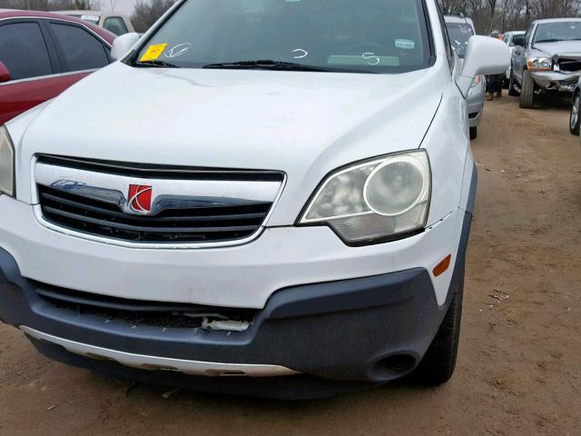 3GSCL33PX8S715262 - 2008 SATURN VUE XE WHITE photo 9