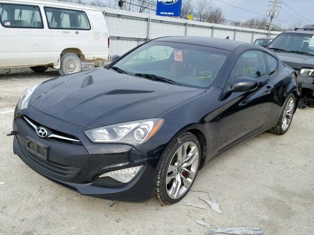 KMHHU6KJXDU112704 - 2013 HYUNDAI GENESIS CO BLACK photo 2