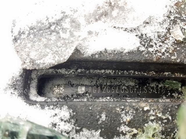 1G1ZC5E03CF133415 - 2012 CHEVROLET MALIBU 1LT SILVER photo 10