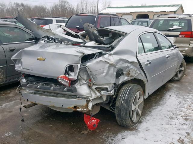 1G1ZC5E03CF133415 - 2012 CHEVROLET MALIBU 1LT SILVER photo 4