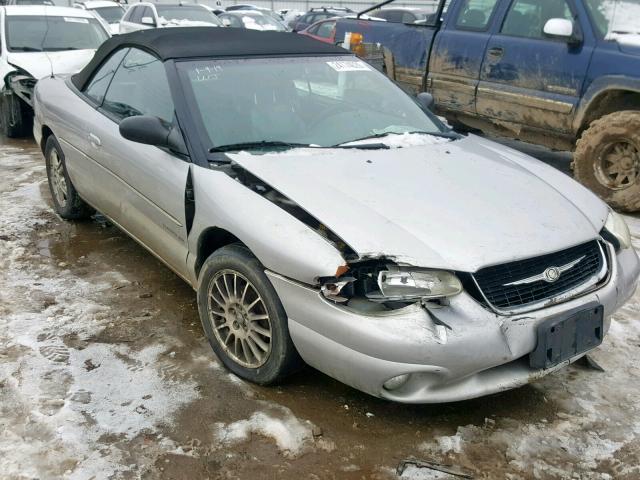 3C3EL55H4YT315976 - 2000 CHRYSLER SEBRING JX SILVER photo 1