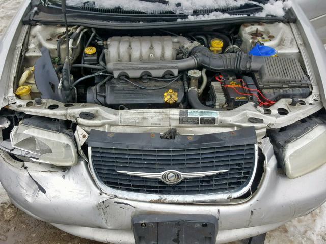 3C3EL55H4YT315976 - 2000 CHRYSLER SEBRING JX SILVER photo 7