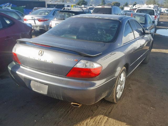 19UYA42613A014059 - 2003 ACURA 3.2CL TYPE GRAY photo 4