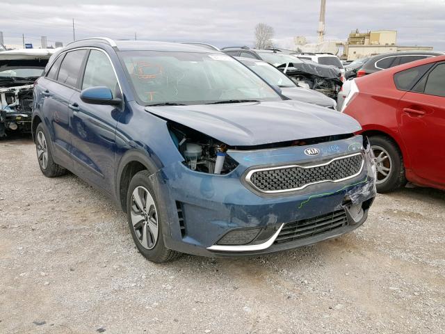 KNDCB3LC2H5089955 - 2017 KIA NIRO FE BLUE photo 1