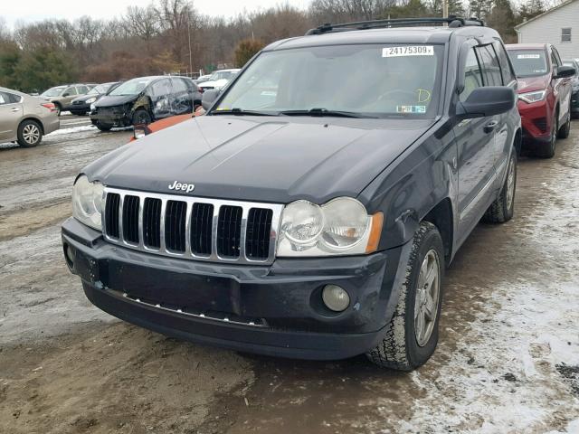 1J4HR58N75C534599 - 2005 JEEP GRAND CHER BLACK photo 2