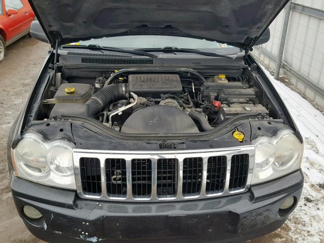 1J4HR58N75C534599 - 2005 JEEP GRAND CHER BLACK photo 7