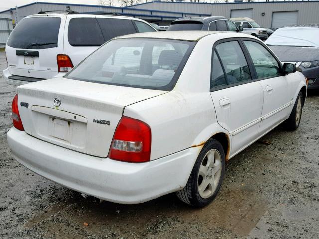 JM1BJ221XX0119241 - 1999 MAZDA PROTEGE ES WHITE photo 4