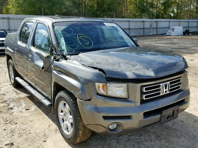 2HJYK16517H541291 - 2007 HONDA RIDGELINE GREEN photo 1