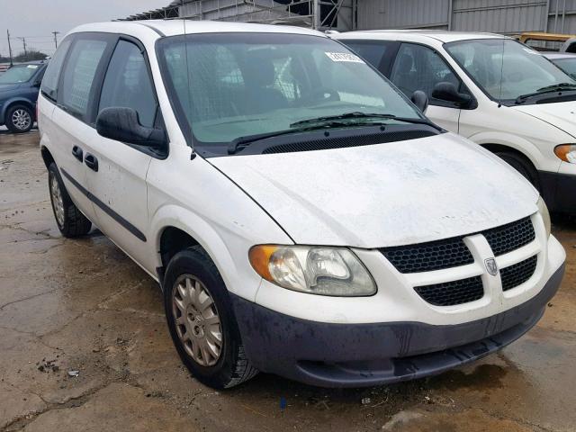 1D4GP21323B335075 - 2003 DODGE CARAVAN C/ WHITE photo 1