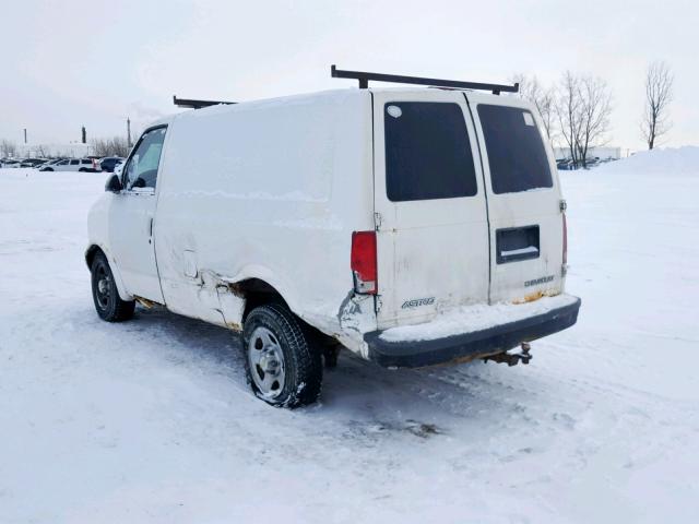 1GCDM19X33B112229 - 2003 CHEVROLET ASTRO WHITE photo 3