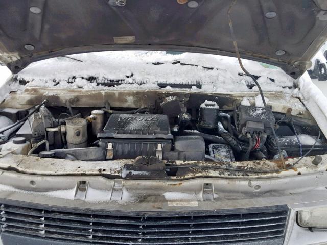 1GCDM19X33B112229 - 2003 CHEVROLET ASTRO WHITE photo 7