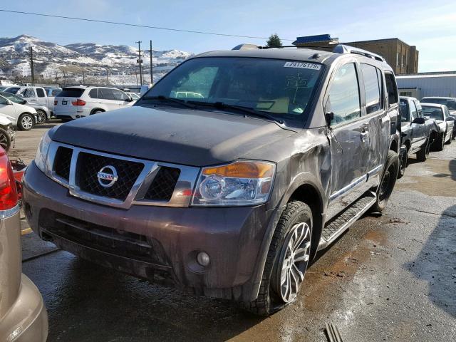 5N1BA0NC5FN614283 - 2015 NISSAN ARMADA SV BLACK photo 2