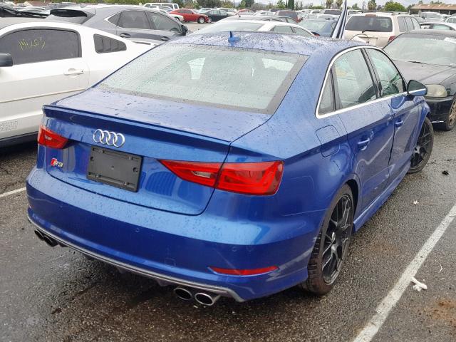 WAUFFGFF3F1107170 - 2015 AUDI S3 PRESTIG BLUE photo 4