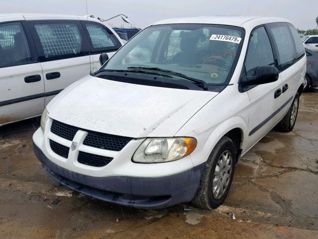 1D4GP21303B336791 - 2003 DODGE CARAVAN C/ WHITE photo 2