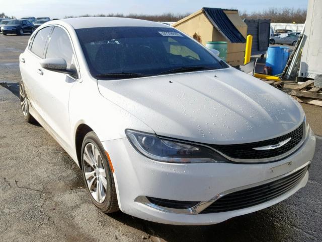 1C3CCCAB7FN608152 - 2015 CHRYSLER 200 LIMITE WHITE photo 1