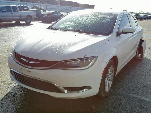 1C3CCCAB7FN608152 - 2015 CHRYSLER 200 LIMITE WHITE photo 2