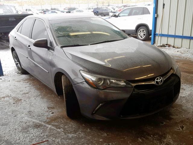 4T1BF1FK1FU477443 - 2015 TOYOTA CAMRY LE GRAY photo 1