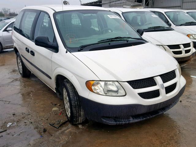 1D4GP21373B338246 - 2003 DODGE CARAVAN C/ WHITE photo 1