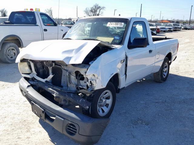 1FTYR10D68PA86127 - 2008 FORD RANGER WHITE photo 2