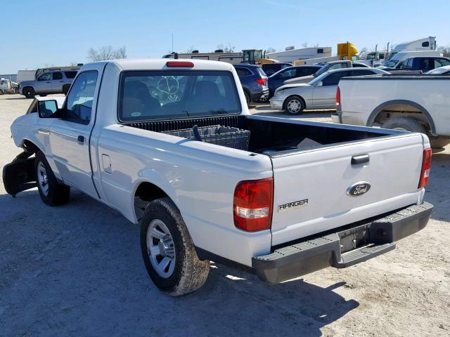 1FTYR10D68PA86127 - 2008 FORD RANGER WHITE photo 3