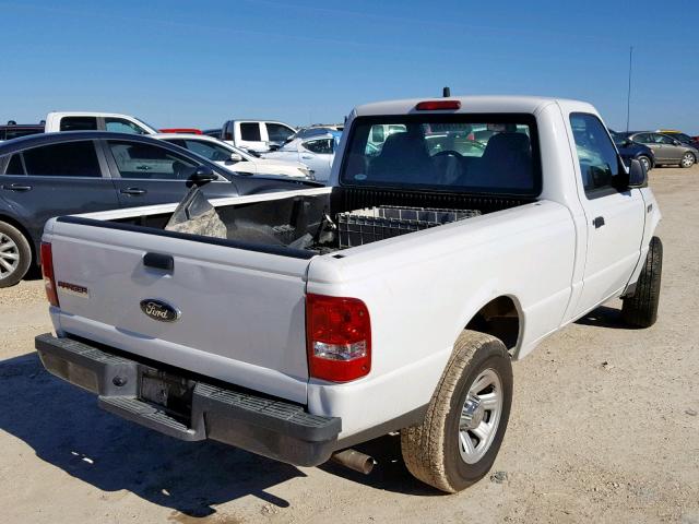 1FTYR10D68PA86127 - 2008 FORD RANGER WHITE photo 4