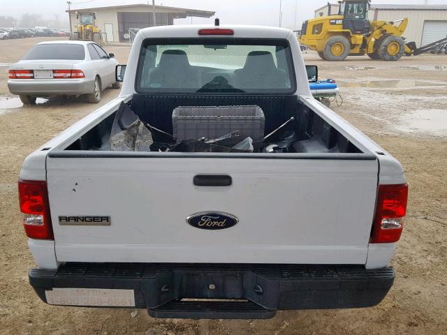 1FTYR10D68PA86127 - 2008 FORD RANGER WHITE photo 6