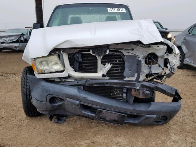 1FTYR10D68PA86127 - 2008 FORD RANGER WHITE photo 9