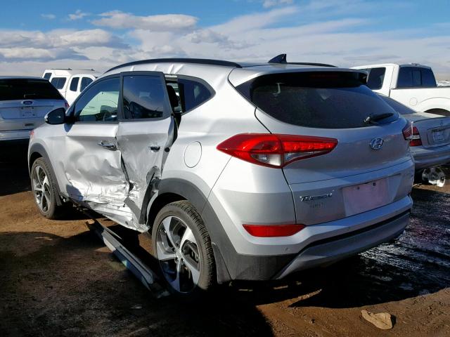 KM8J3CA21JU63877 - 2018 HYUNDAI TUCSON VAL GRAY photo 3