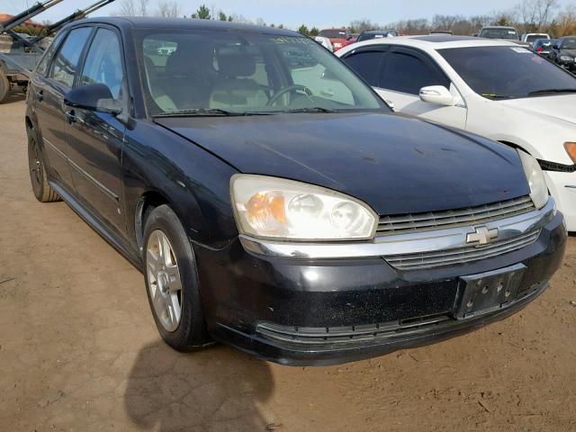 1G1ZT61866F269687 - 2006 CHEVROLET MALIBU MAX BLACK photo 1