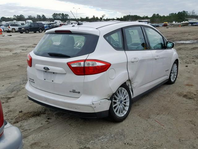 1FADP5AU9DL506982 - 2013 FORD C-MAX SE WHITE photo 4