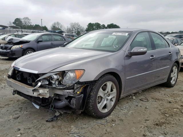 JH4KB16576C000806 - 2006 ACURA RL BLUE photo 2