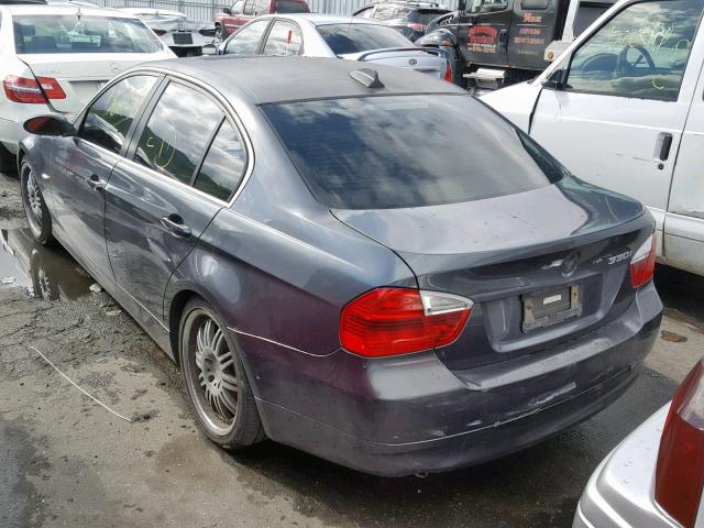 WBAVB335X6PS15245 - 2006 BMW 330 I GRAY photo 3