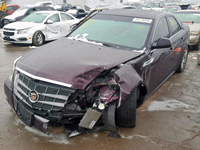 1G6DG5EG0A0122068 - 2010 CADILLAC CTS LUXURY PURPLE photo 2