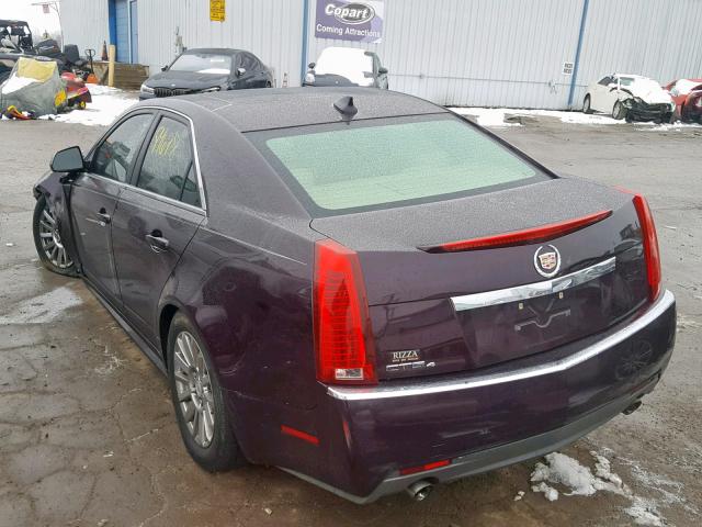 1G6DG5EG0A0122068 - 2010 CADILLAC CTS LUXURY PURPLE photo 3