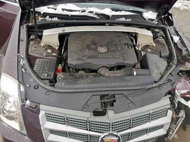 1G6DG5EG0A0122068 - 2010 CADILLAC CTS LUXURY PURPLE photo 7