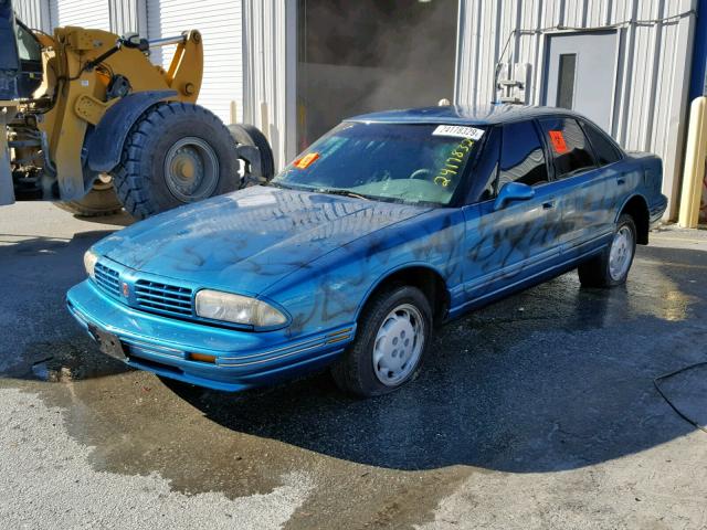 1G3HY52L0RH349819 - 1994 OLDSMOBILE 88 ROYALE BLUE photo 2