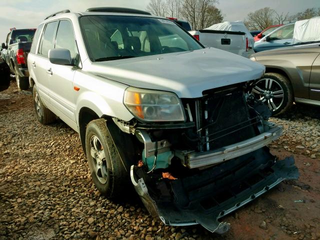 2HKYF18557H510073 - 2007 HONDA PILOT EXL SILVER photo 1