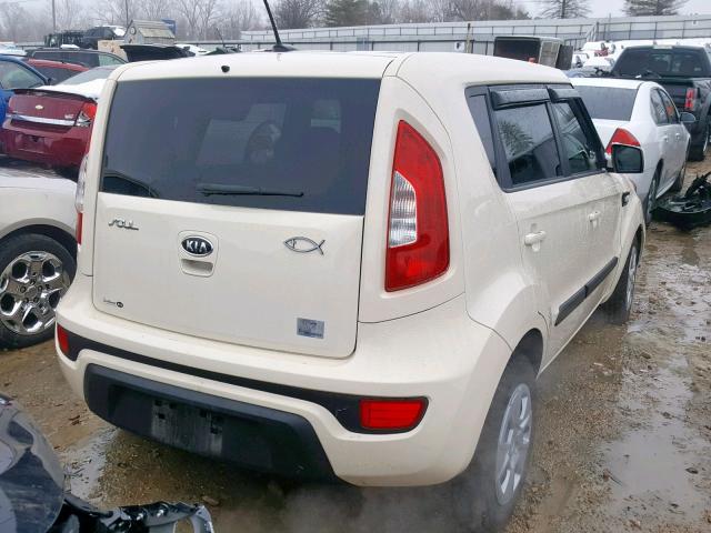 KNDJT2A53C7421661 - 2012 KIA SOUL CREAM photo 4