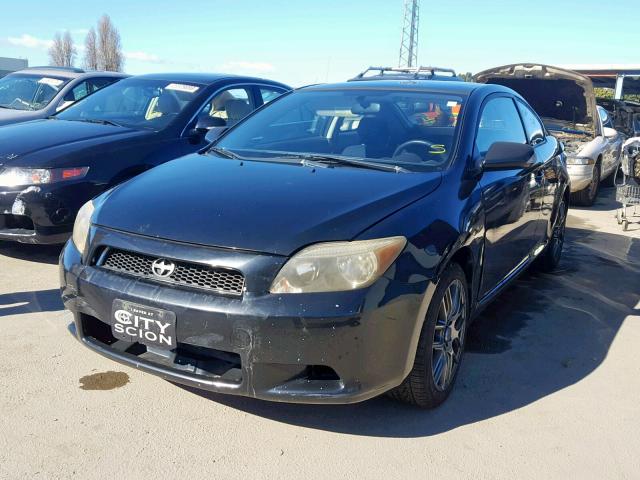 JTKDE177760133190 - 2006 TOYOTA SCION TC შავი ფოტო 2