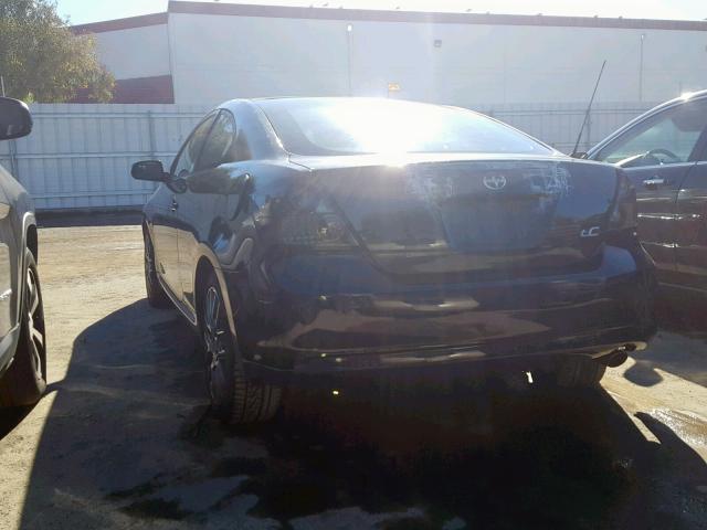 JTKDE177760133190 - 2006 TOYOTA SCION TC შავი ფოტო 3