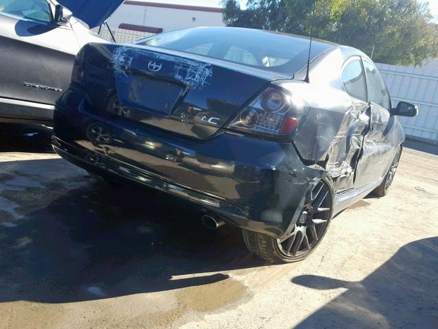 JTKDE177760133190 - 2006 TOYOTA SCION TC შავი ფოტო 4