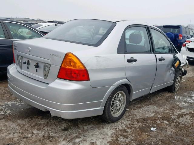 JS2RA61S445207237 - 2004 SUZUKI AERIO S SILVER photo 4