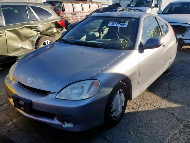 JHMZE1373YT001658 - 2000 HONDA INSIGHT SILVER photo 2