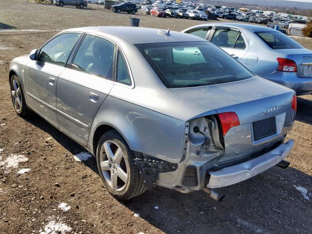 WAUDG78E75A553751 - 2005 AUDI A4 3.2 QUA GRAY photo 3