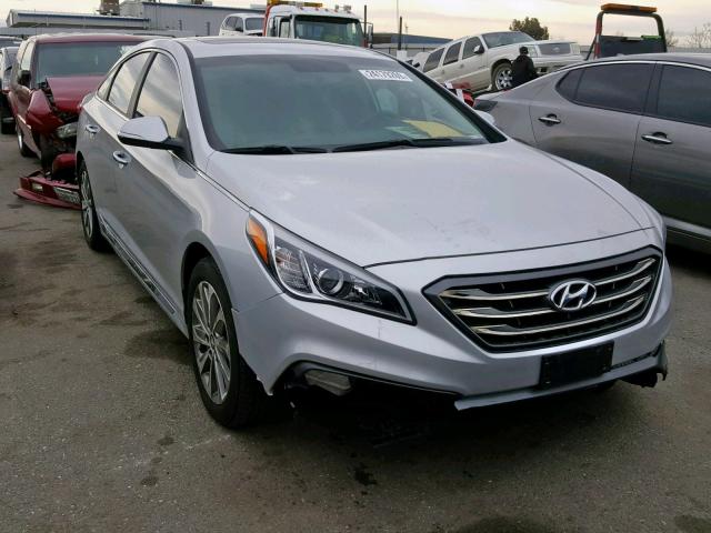 5NPE34AF6HH547568 - 2017 HYUNDAI SONATA SPO SILVER photo 1