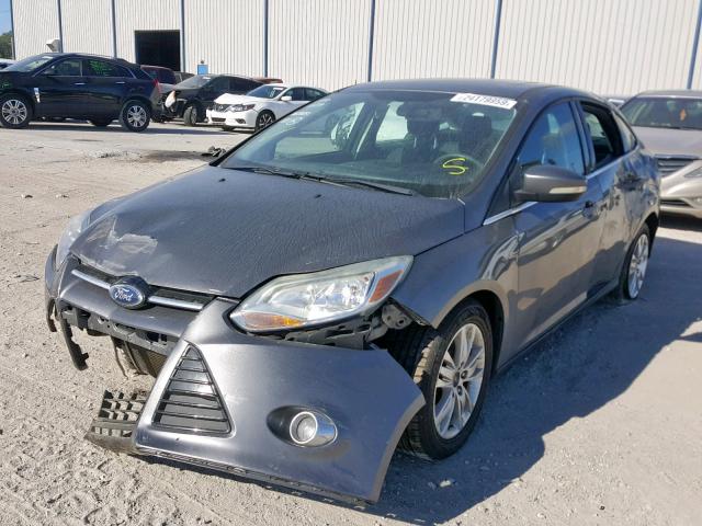 1FAHP3H20CL117978 - 2012 FORD FOCUS SEL GRAY photo 2