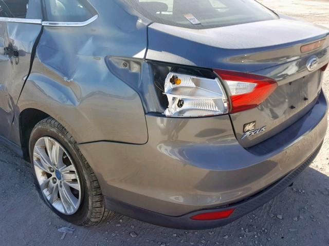 1FAHP3H20CL117978 - 2012 FORD FOCUS SEL GRAY photo 9