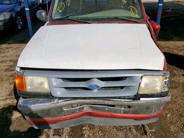 1FTCR10X9VPA04360 - 1997 FORD RANGER BURGUNDY photo 9